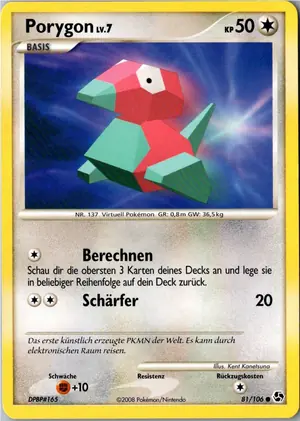 Porygon Exemplar 1,95 €