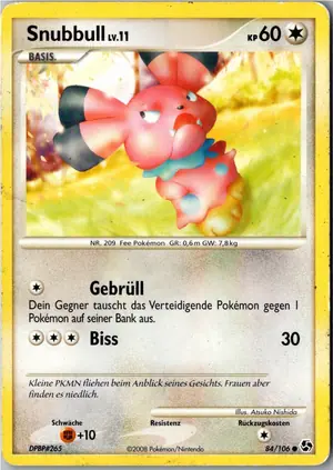 Snubbull Exemplar 3,95 €