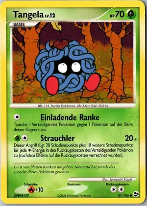 Pokémon-Karte Tangela 87/106 Epische Begegnungen
