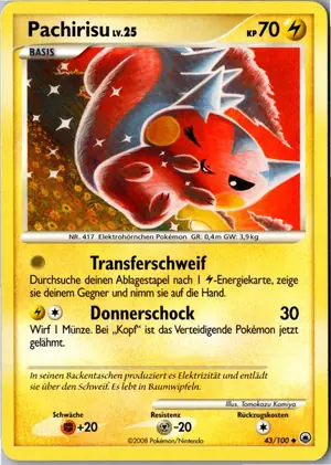 Pachirisu Exemplar 1,95 €