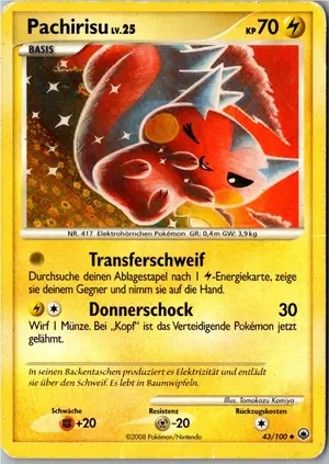 Pachirisu Exemplar 1,95 €