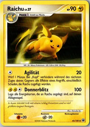 Raichu Exemplar 2,95 €