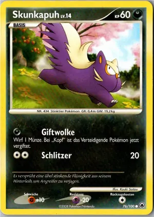 Skunkapuh Exemplar 2,25 €