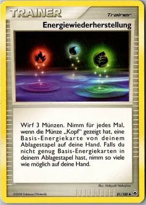 Energiewiederherstellung Exemplar 1,25 €