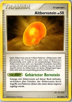 Pokémon-Karte Altbernstein 84/100 Majestätischer Morgen