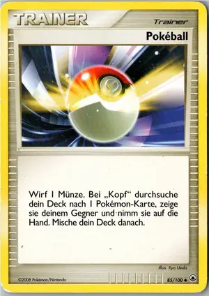 Pokémon-Karte Pokeball 85/100 Majestätischer Morgen