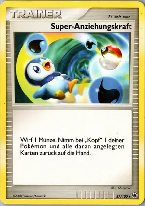 Pokémon-Karte Super-Anziehungskraft 87/100 Majestätischer Morgen