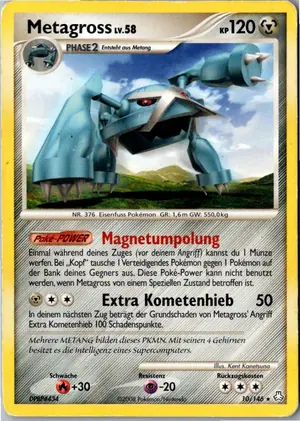 Pokémon-Karte Metagross 10/146 Erwachte Legenden