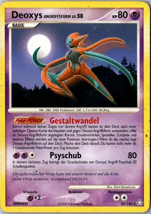Pokémon-Karte Deoxys 24/146 Erwachte Legenden