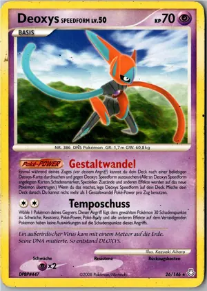 Pokémon-Karte Deoxys 26/146 Erwachte Legenden