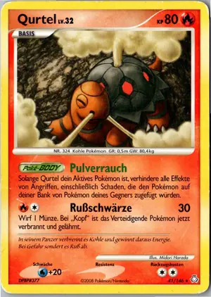 Pokémon-Karte Qurtel 41/146 Erwachte Legenden