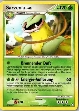 Pokémon-Karte Sarzenia 44/146 Erwachte Legenden