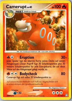 Camerupt Exemplar 1,95 €