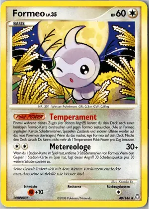 Pokémon-Karte Formeo 48/146 Erwachte Legenden