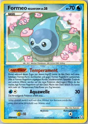 Pokémon-Karte Formeo 49/146 Erwachte Legenden