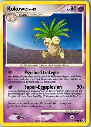 Pokémon-Karte Kokowei 54/146 Erwachte Legenden