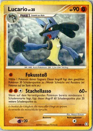 Lucario Exemplar 2,95 €