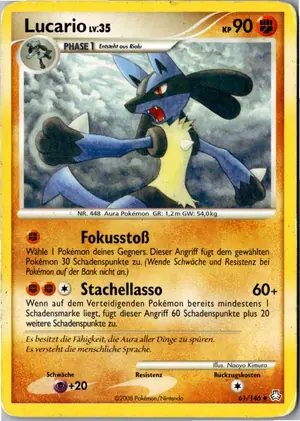 Lucario Exemplar 2,95 €