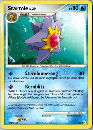 Starmie Exemplar 1,95 €