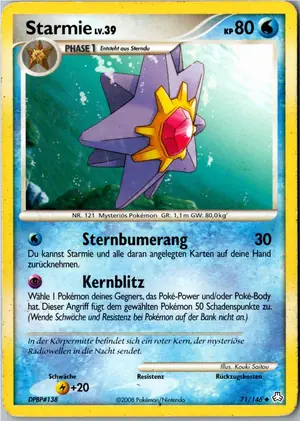Starmie Exemplar 1,95 €