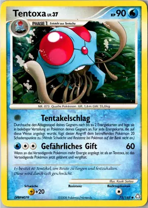 Pokémon-Karte Tentoxa 75/146 Erwachte Legenden