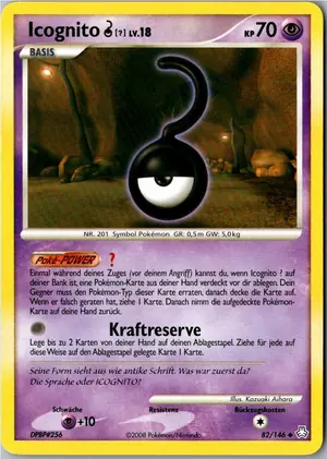 Pokémon-Karte Icognito ? 82/146 Erwachte Legenden
