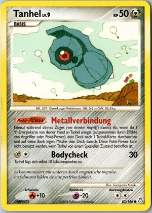 Pokémon-Karte Tanhel 83/146 Erwachte Legenden