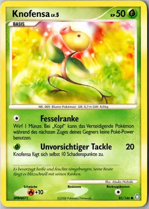 Pokémon-Karte Knofensa 85/146 Erwachte Legenden
