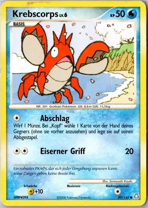 Krebscorps Exemplar 1,95 €