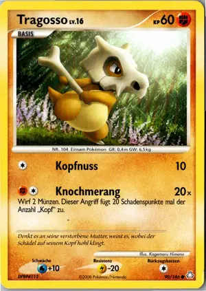 Pokémon-Karte Tragosso 90/146 Erwachte Legenden