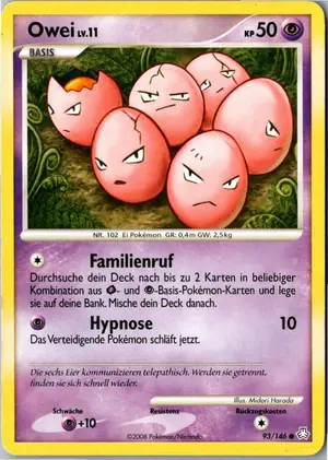 Pokémon-Karte Owei 93/146 Erwachte Legenden