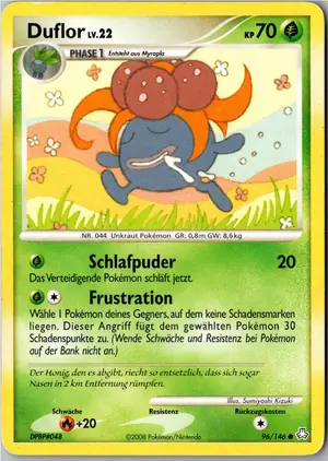 Pokémon-Karte Duflor 96/146 Erwachte Legenden