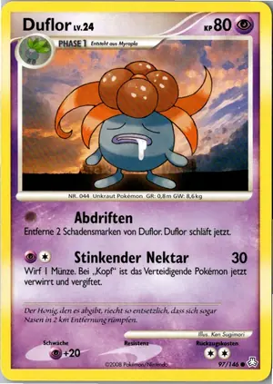 Pokémon-Karte Duflor 97/146 Erwachte Legenden