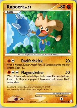 Pokémon-Karte Kapoera 101/146 Erwachte Legenden