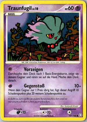 Pokémon-Karte Traunfugil 107/146 Erwachte Legenden