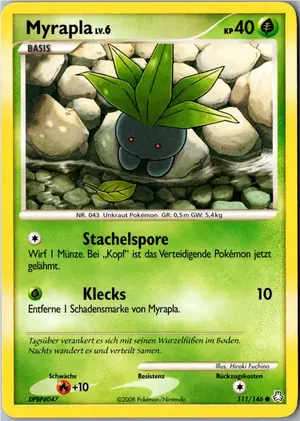 Pokémon-Karte Myrapla 111/146 Erwachte Legenden