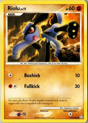 Riolu Exemplar 1,95 €