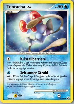 Pokémon-Karte Tentacha 125/146 Erwachte Legenden
