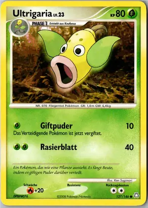 Pokémon-Karte Ultrigaria 127/146 Erwachte Legenden