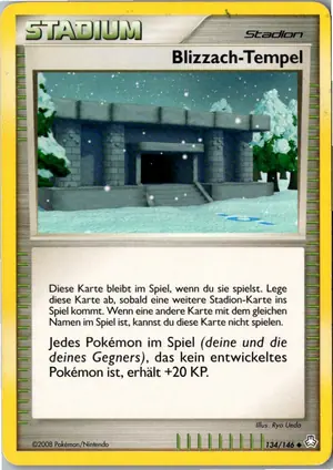 Pokémon-Karte Blizzach-Tempel 134/146 Erwachte Legenden