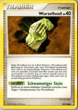 Pokémon-Karte Wurzelfossil 139/146 Erwachte Legenden