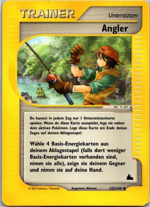 Pokémon-Karte Angler 125/144 Skyridge
