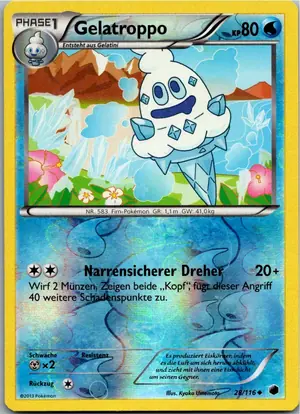 Pokémon-Karte Gelatroppo 28/116 Plasma-Frost