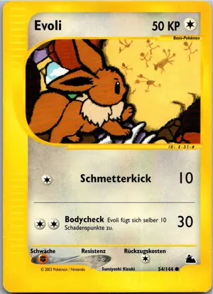 Pokémon-Karte Evoli 54/144 Skyridge