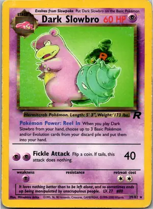 Pokémon-Karte Dark Slowbro Dunkles Lahmus 29/82 Team Rocket