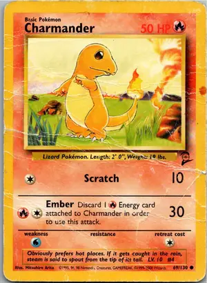Pokémon-Karte Glumanda 46/102 Grundset