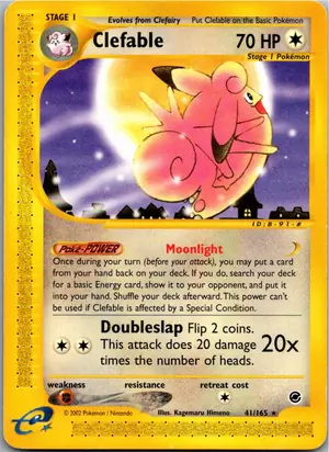 Pokémon-Karte Clefable Pixi 41/165 Expedition