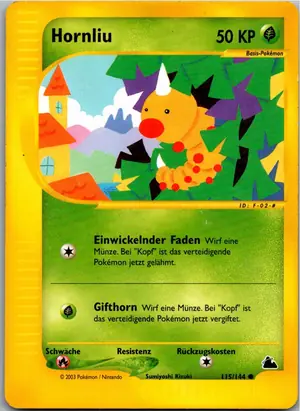 Pokémon-Karte Hornliu 115/144 Skyridge