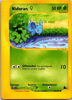 Pokémon-Karte Nidoran 82/144 Skyridge