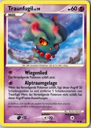 Pokémon-Karte Traunfugil 68/100 Sturmtief